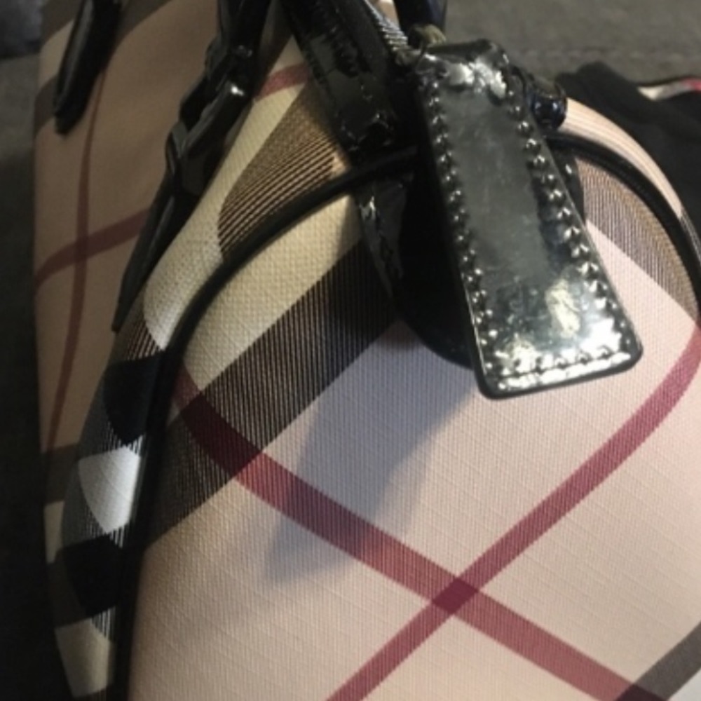 Burberry check print purse